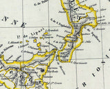 1831 Map of Italy