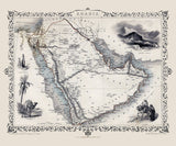 1851 Map of Arabia