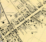 1868 Map of Cold Spring Nelsonville Putnam County New York