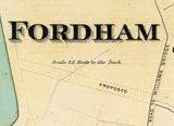 1868 Map of Fordham New York