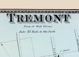 1868 Map of Tremont New York