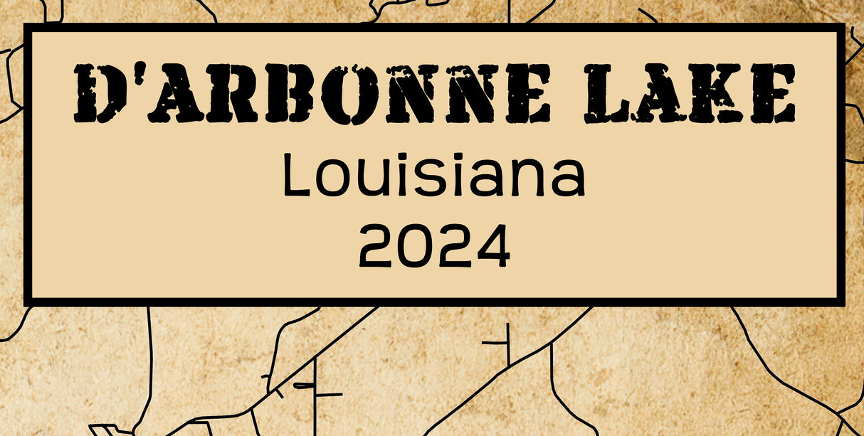 2024 Map of D'Arbonne Lake Union and Lincoln Parish Louisiana