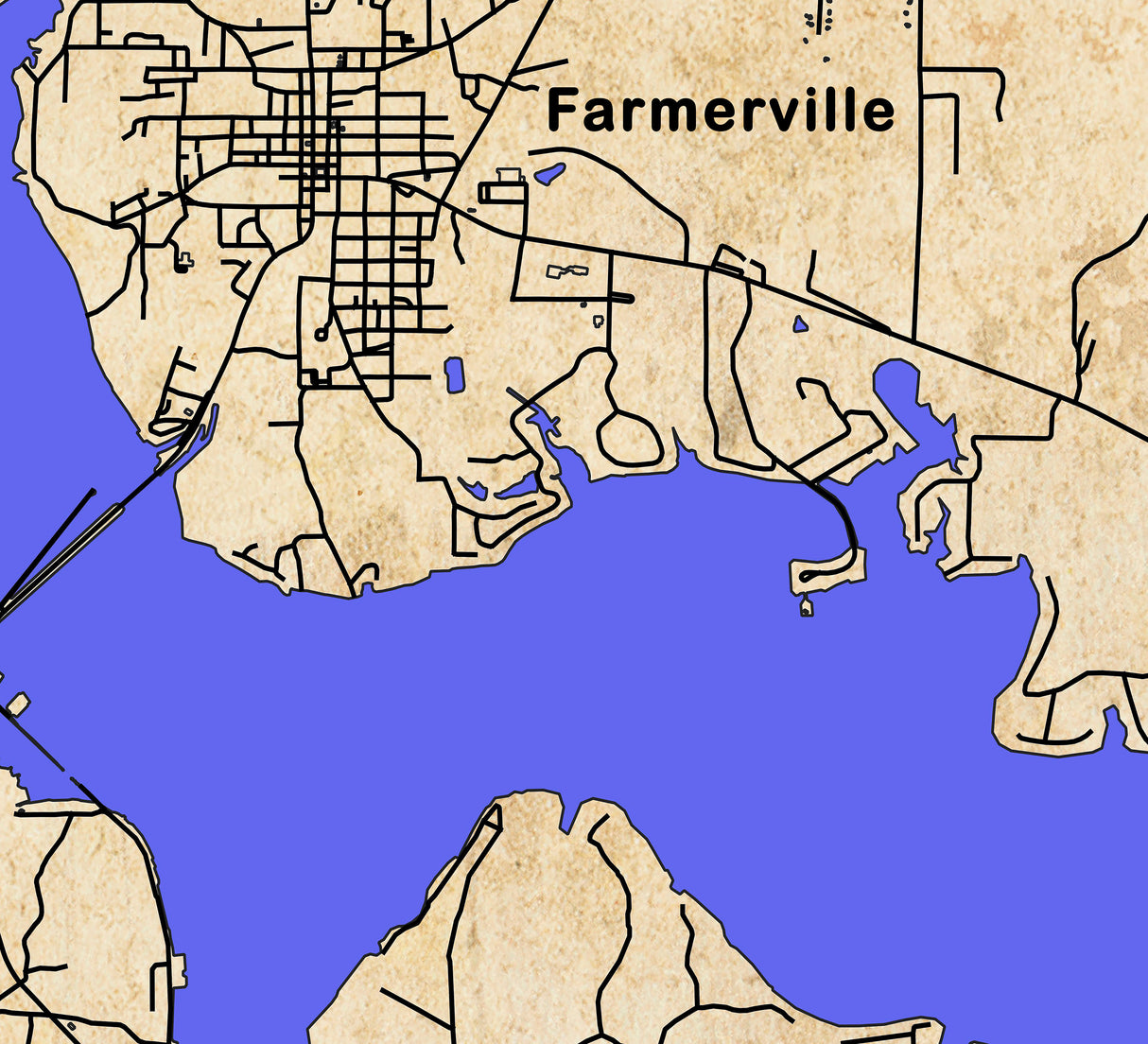 2024 Map of D'Arbonne Lake Union and Lincoln Parish Louisiana