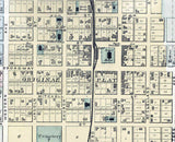 1879 Map of Bedford Lawrence County Indiana