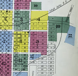 1909 Town Map of Hazleton Luzerne County Pennsylvania