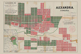 1893 Map of Alexandria Indiana