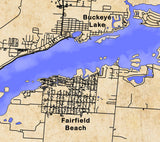 2024 Map of Buckeye Lake Ohio