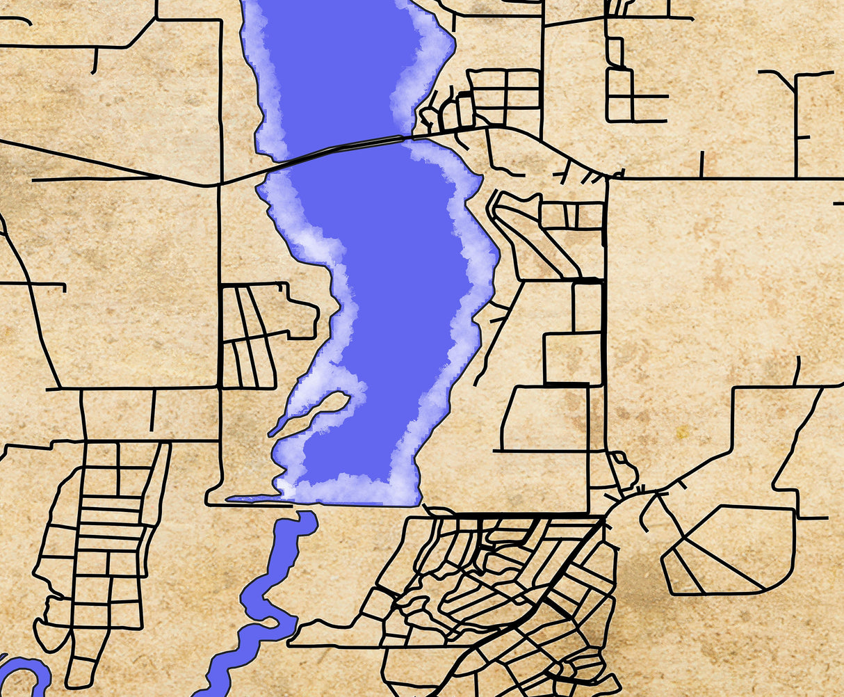 2024 Map of Turkey Creek Lake Franklin Parish Louisiana