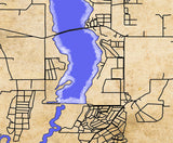 2024 Map of Turkey Creek Lake Franklin Parish Louisiana