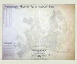 1924 Map of New Albany Indiana