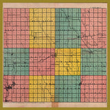 1907 Map of Chickasaw County Iowa