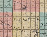 1907 Map of Murray County Minnesota