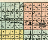 1907 Map of Sioux County Iowa