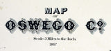 1867 Map of Oswego County New York