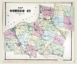 1867 Map of Oswego County New York