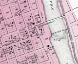 1867 Map of Oswego Falls Oswego County New York