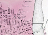 1867 Map of Oswego Falls Oswego County New York
