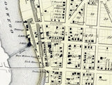 1867 Map of Phoenix Village Oswego County New York