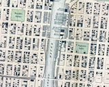1867 Map of Central Oswego Oswego County New York