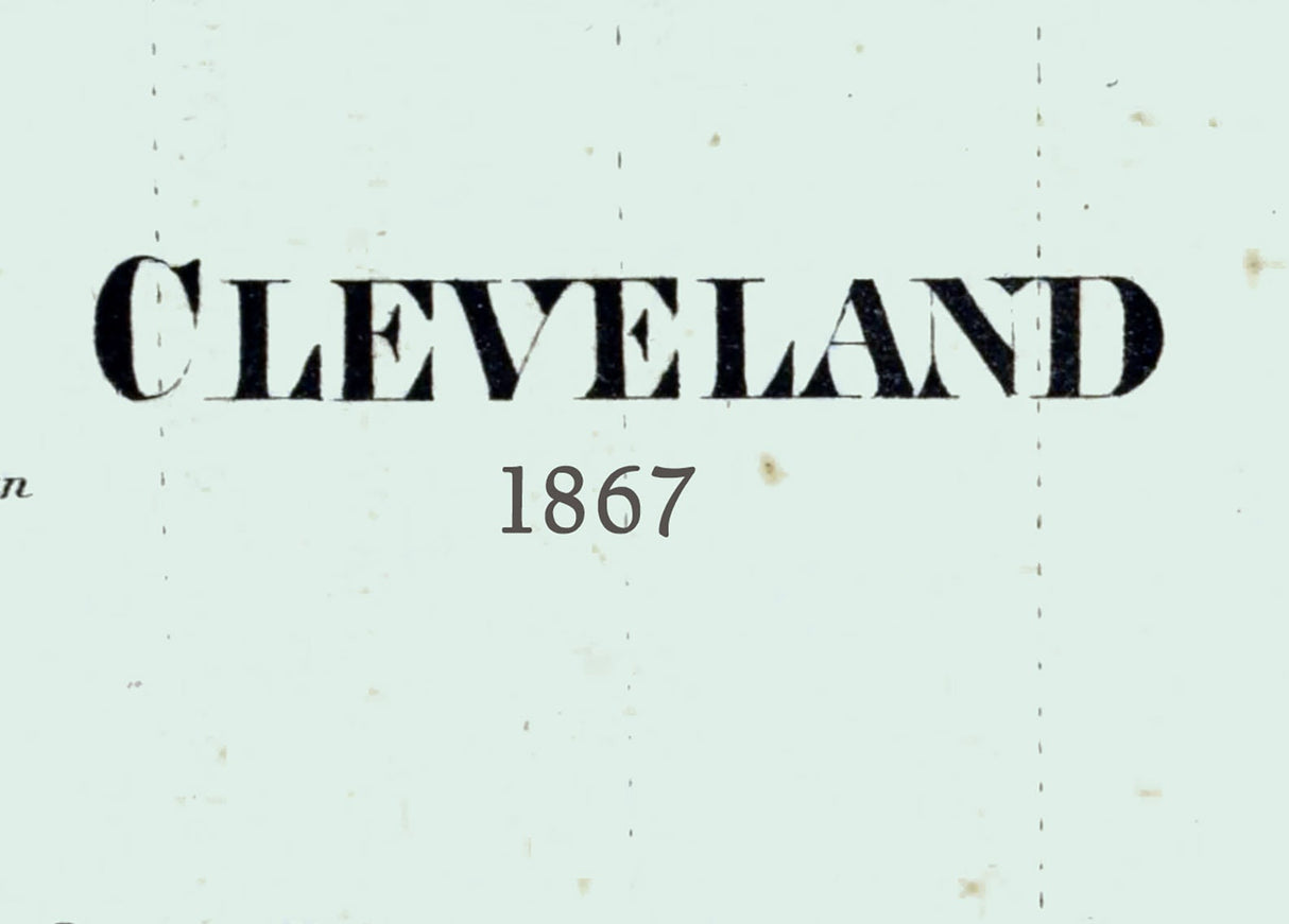 1867 Map of Cleveland Oswego County New York