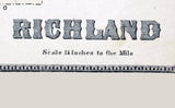 1867 Map of Richland Village Oswego County New York