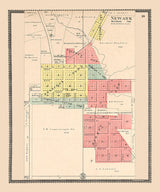 1903 Map of Newark Kendall County Illinois