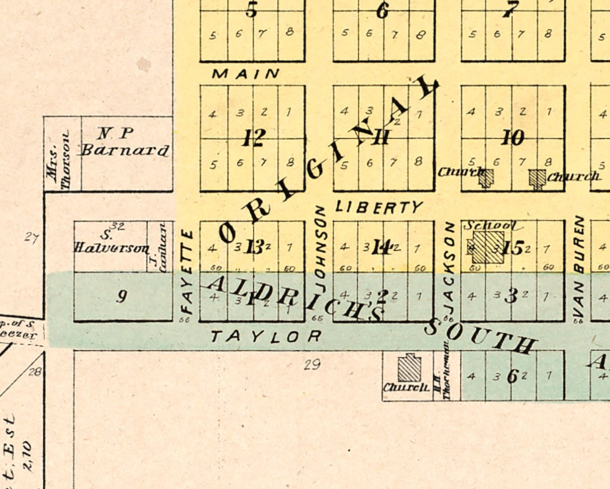 1903 Map of Newark Kendall County Illinois