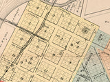 1903 Map of Oswego Kendall County Illinois