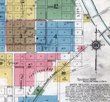 1918 Map of Arkadelphia Clark County Arkansas