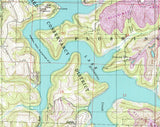 1998 Map of Piedmont Lake Ohio