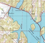 1998 Map of Tappan Lake Ohio