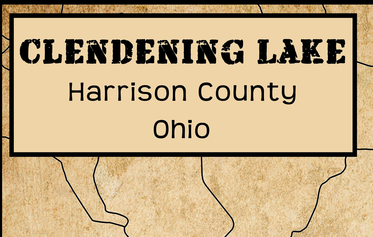 2024 Map of Clendening Lake Harrison County Ohio