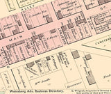 1875 Map of Weinsberg Holmes County Ohio