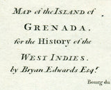 1794 Map of the Island of Grenada