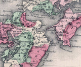 1865 Map of Japan