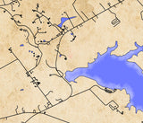 2024 Map of Cowan Lake Clinton County Ohio