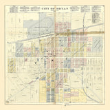 1894 Map of Bryan Williams County Ohio