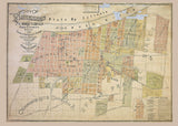 1900 Map of Vincennes Knox County Indiana