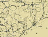 1910 Map of Switzerland County Indiana