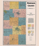 1921 Map of Madison County Indiana