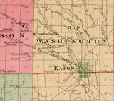 1912 Map of Preble County Ohio