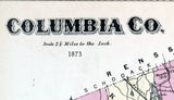 1873 Map of Columbia County New York