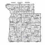 1925 Map of Parke County Indiana