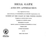 1875 Nautical Chart of Hell Gate Long Island New York