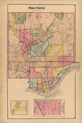 1869 Map of Mill Creek Hamilton County Ohio