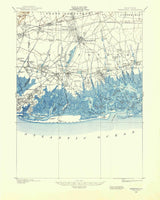 1897 Topo Map of Hempstead New York Long Beach