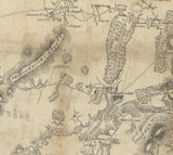 1862 Map of Culpeper County Virginia