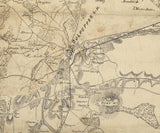 1862 Map of Culpeper County Virginia