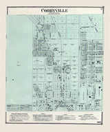 1869 Map of Corryville Hamilton County Ohio