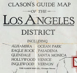 1923 Map of Los Angeles California